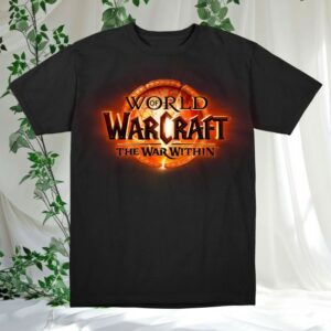 Gear Blizzard Merch World Of Warcraft The War Within Logo Black T-Shirt