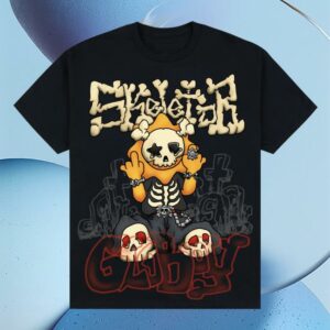 Glo Gang Worldwide Merch Store Skeletor Globoy Tee Black