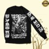 Gravitated Merch Store John Cxnnor Cyborg Demon Black White Long Sleeve