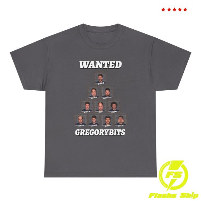 Gregorybits Merch Store Wanted Tee 2 Gregorybits Merch Store Wanted Tee