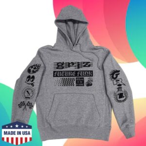 Griz Merch Store Griz Future Funk Pullover Hoodie In Light Heather