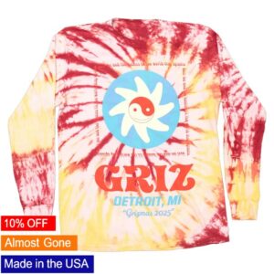 Griz Merch Store Griz Me & The Homies Long Sleeve In Summerdrink Tie Dye