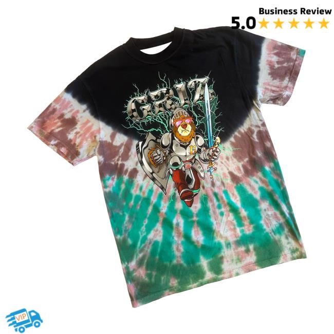 Griz Merch Store Griz Mr. B Armory Knight Tie Dye T-Shirt 3 Griz Merch Store Griz Mr. B Armory Knight Tie Dye T-Shirt