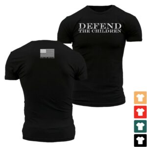 Grunt Style Merch Store Defend The Children T-Shirt Black