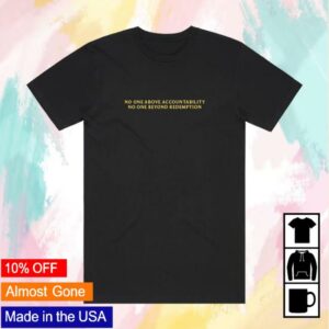 Guvna B Merch Store No One Above Accountability No One Beyond Redemption Tee