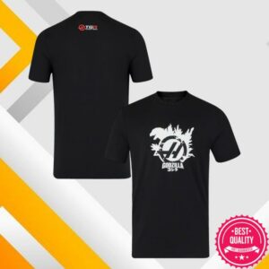 Haas F1 Merch Store Godzilla X Haas Team Unisex T-Shirt Black