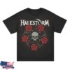 Halestorm Merch Store Penta Rose T-Shirt Black