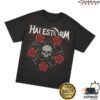 Halestorm Merch Store Penta Rose T-Shirt Black