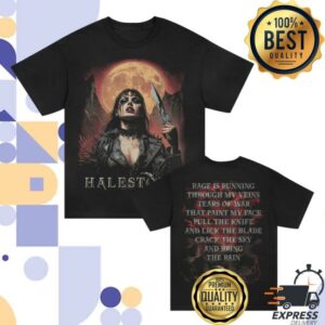 Halestorm Merch Store Pull The Knife T-Shirt Black