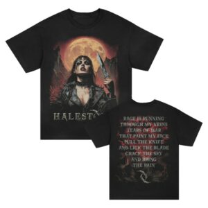 Halestorm Store Merch Pull The Knife T-Shirt Black