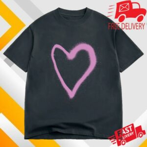 Hayley Williams Store Merch Heart Paint Tee