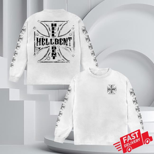 Hellbentrecs Merch Store Hellbent Outlaw Logo Longsleeve White 5 Hellbentrecs Merch Store Hellbent Outlaw Logo Longsleeve White