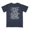 Hello Merch Store The Format Metal Navy Blue T-Shirt