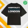 Hospital Records Merch Store Hospitality London Black T-Shirt
