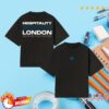 Hospital Records Merch Store Hospitality London Black T-Shirt