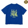 Ichpig Merch Store Stum Frog Tee Royal Blue Lime