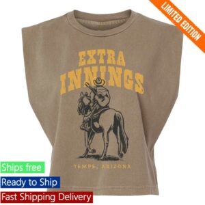 Innings Festival Merch Women's Cowboy Lineup Crop Tank
