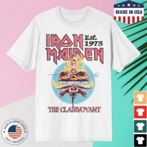 Iron Maiden Merch Store Im50 The Clairvoyant Tee