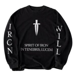 Ironwilled Merch Store Iron Spirit Long Sleeve Vintage Black