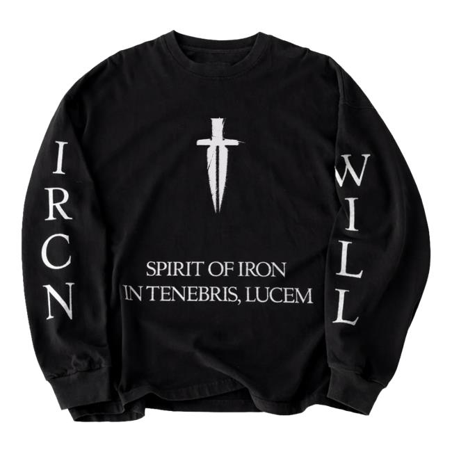 Ironwilled Merch Store Iron Spirit Long Sleeve Vintage Black 2 Ironwilled Merch Store Iron Spirit Long Sleeve Vintage Black