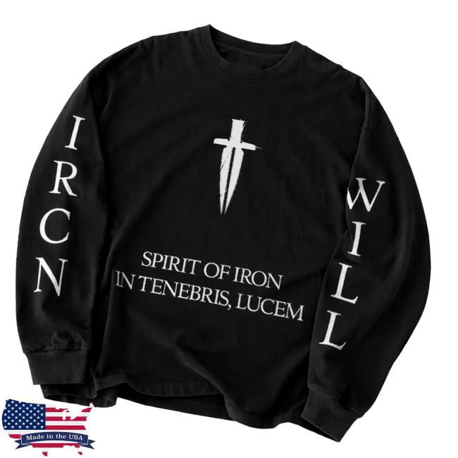 Ironwilled Merch Store Iron Spirit Long Sleeve Vintage Black 3 Ironwilled Merch Store Iron Spirit Long Sleeve Vintage Black
