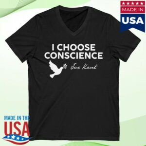 Joe Kent Merch Store I Choose Conscience Joe Kent V-Neck Shirt