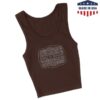Kacey Musgraves Merch Store Bedazzled Buckle Tank Brown