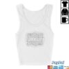 Kacey Musgraves Merch Store Bedazzled Buckle Tank White