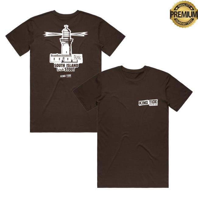 King Tide Brewing Merch Store T-Shirts South Island Stout Brown 5 King Tide Brewing Merch Store T-Shirts South Island Stout Brown