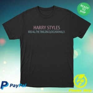 Kiss All The Time Disco Occasionally Merch Store Kiss All The Time Disco Occasionally Text T Shirt