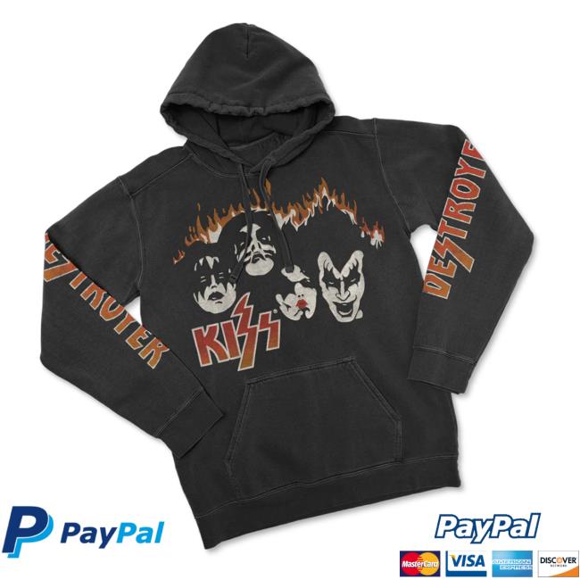 Kiss Merch Store Destroyer Lightning Bolt Pullover 3 Kiss Merch Store Destroyer Lightning Bolt Pullover