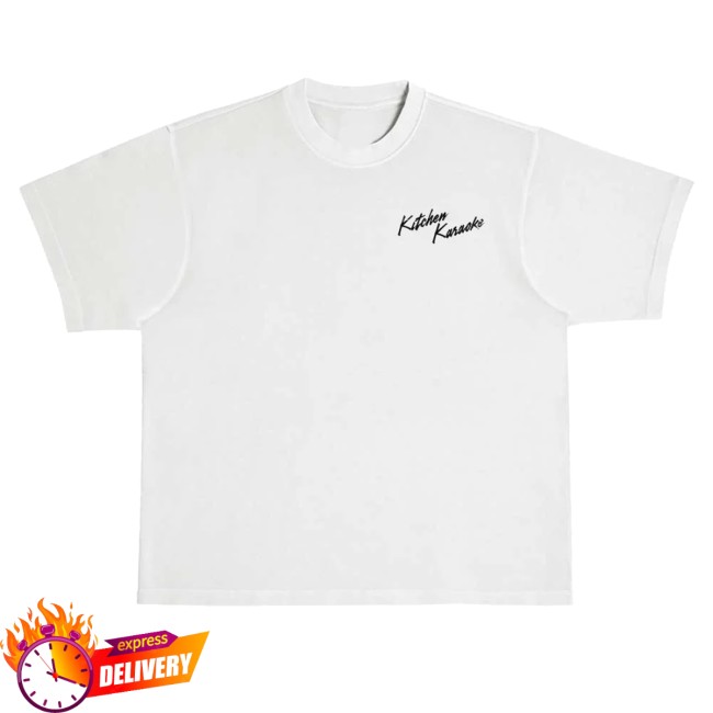 Kitchen Karaoke Store Merch Urban Drop T-Shirt Black Logo 2 Kitchen Karaoke Store Merch Urban Drop T-Shirt Black Logo