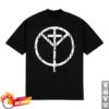 Knocked Loose Merch Store Babylon X Knocked Loose Peace Cross Tee Black