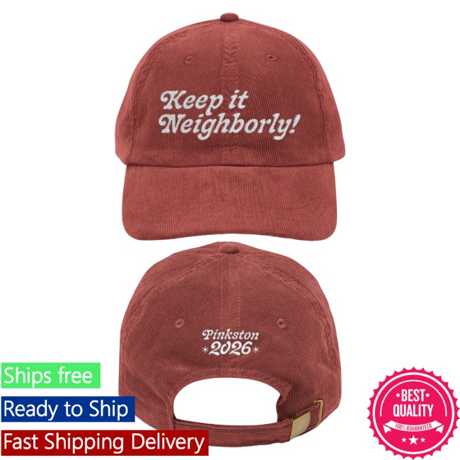 Lauren Pinkston For Tn Governor Merch Keep It Neighborly Vintage Corduroy Cap Embroidery