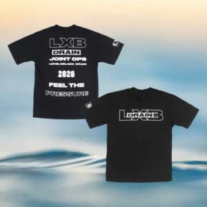 Levelxblack Merch Store Drain Feel The Pressure T-Shirt