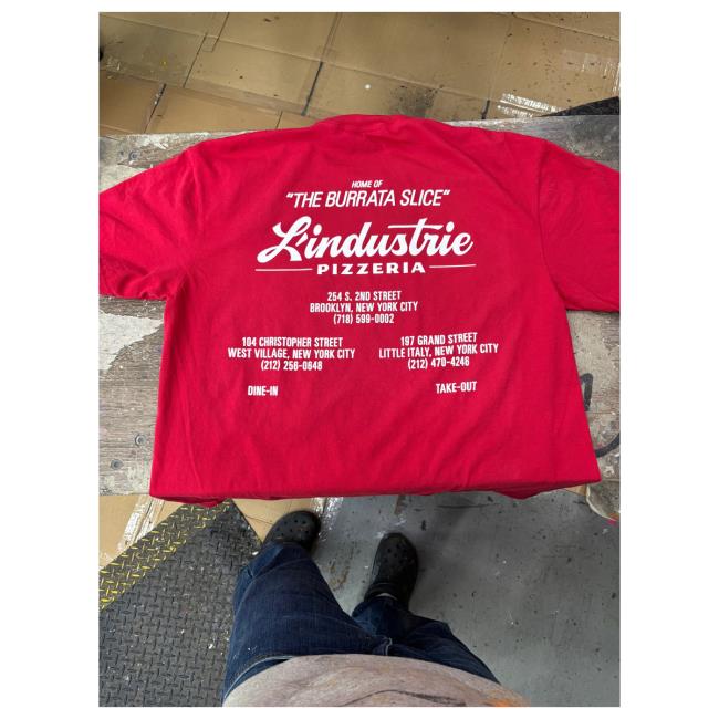 L'industrie Pizzeria Merch Store L'industrie Tee Red 4 L'industrie Pizzeria Merch Store L'industrie Tee Red