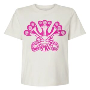 Lollapalooza Store Merch Women's Lolla Guide Lineup Boxy Tee