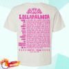 Lollapalooza Store Merch Women's Lolla Guide Lineup Boxy Tee