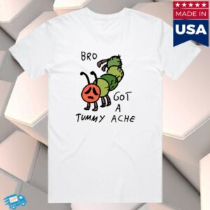 Lonely Kids Club Merch Store Tummy Ache Tee White
