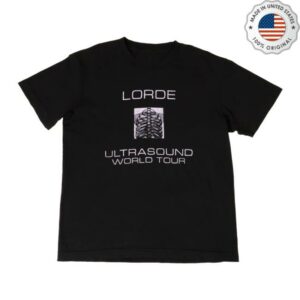 Lorde Merch Store 2025 Ribcage Dateback Tee Lilac