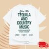 Los Sundays Merch Store The Tequila & Country Music Tee Blanc White Green