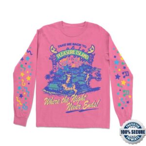 Lostbrostradingco Merch Store Where The Night Never Ends Long Sleeve Tee Crunchberry