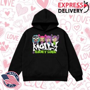 Molly Santana Merch Store Molly Hoodie Black