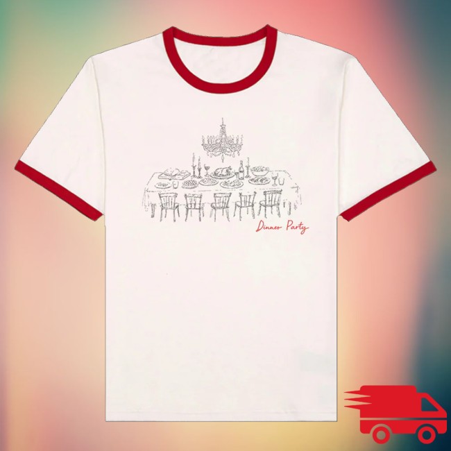 Niall Horan Store Merch Dinner Party Ringer Tee 2 Niall Horan Store Merch Dinner Party Ringer Tee