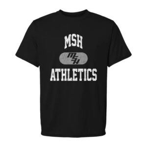 Nick Nayersina Merch Store Msh Athletics Cool Performance Black Tee