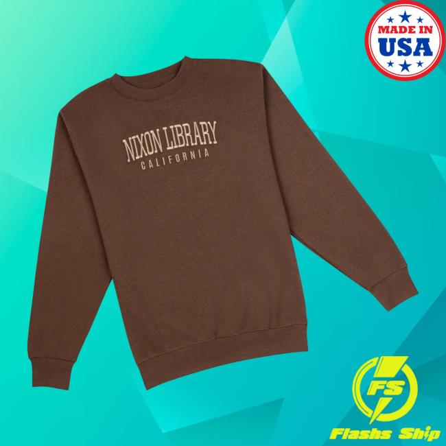 Nixon Foundation Merch Store Nixon Library Crew Brown 3 Nixon Foundation Merch Store Nixon Library Crew Brown