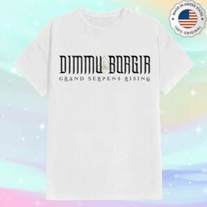 Nuclear Blast Merch Store Dimmu Borgir Grand Serpent Rising White T-Shirt