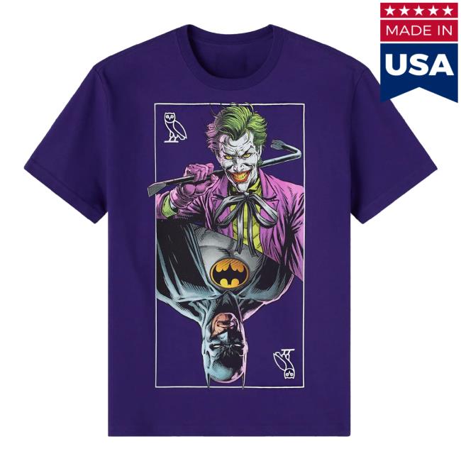 Octobers Very Own Merch Store Batman X The Joker Mirror Tee Purple