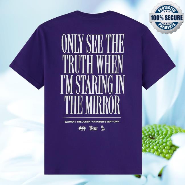Octobers Very Own Merch Store Batman X The Joker Mirror Tee Purple