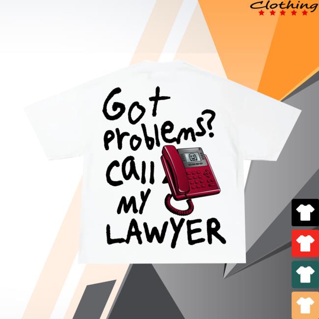Official Ghost Racing Merch Store Call My Lawyer Shirt White 4 Official Ghost Racing Merch Store Call My Lawyer Shirt White